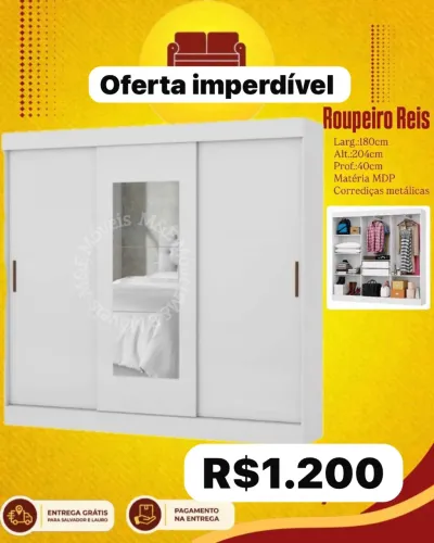 Guarda-roupa casal - novo