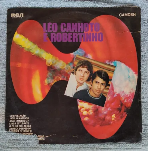 LP disco de vinil Léo Canhoto e Robertinho 1969 Jack Matador toca disco radiola vitrola