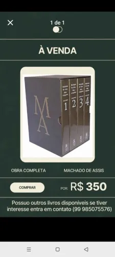 Box com obra completa Machado de Assis