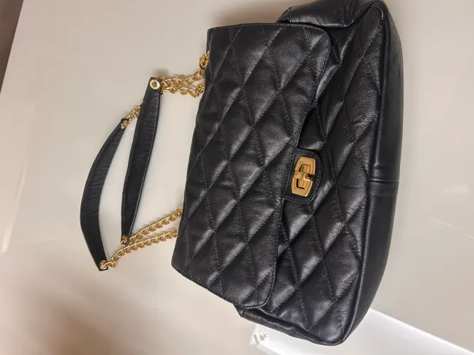Bolsa couro legítimo Schütz