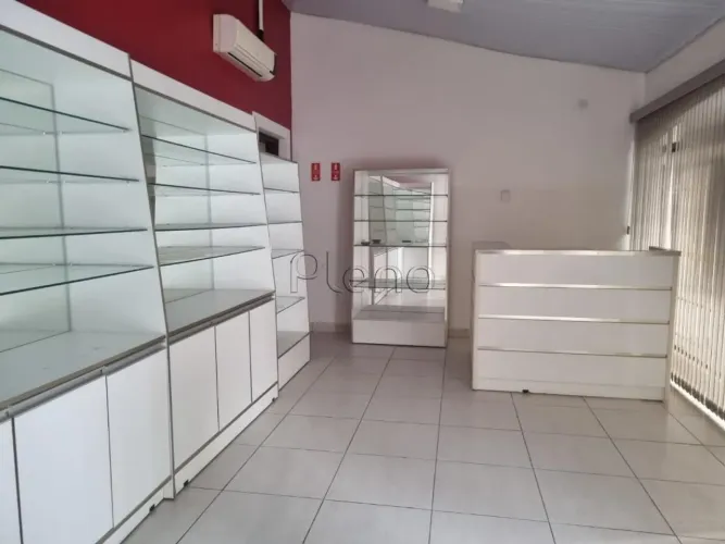 Casa comercial para locação com 2 quartos no Jardim Flamboyant, Campinas.
