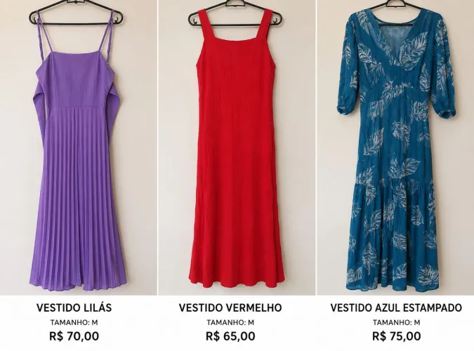 ROUPAS FEMININAS EM ÓTIMO ESTADO ?<br><br>Peças seminovas, bem conservadas e prontas para uso.