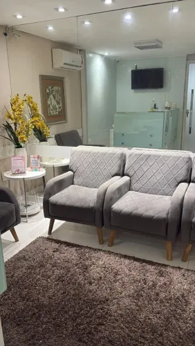 Poltronas com estofados elegantes