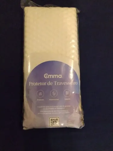 Protetor de Travesseiro Emma - EMBALAGEM LACRADA (NUNCA USADO)
