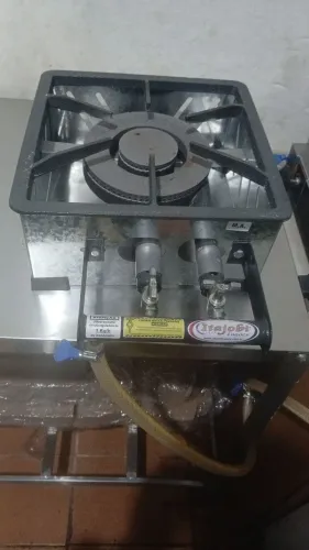 Fogao industrial uma boca duas medidas 30x30