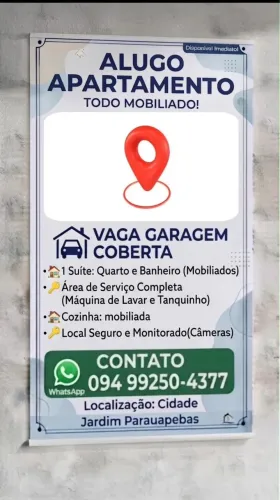 Aluguel apartamento mobiliado