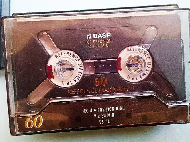 FITAS CASSETE BASF CROMO 60 MIN, MADE IN FRANCE ,R$ 80,00 A UNIDADE