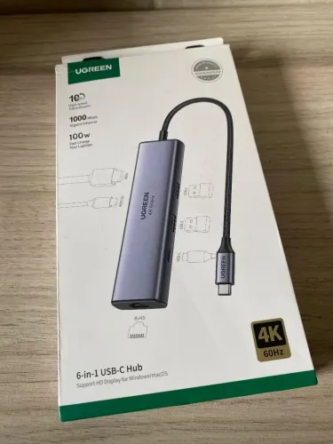 Hub adaptador USB novo