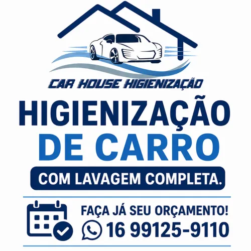 Higienização sofa ou carro