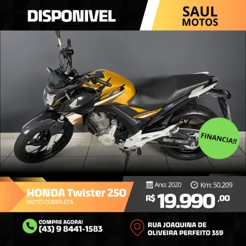 Honda Twister 250 ANO 2020