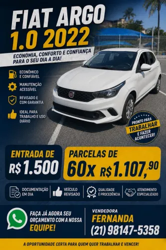 Fiat Argo 1.0 6V Flex. 2019