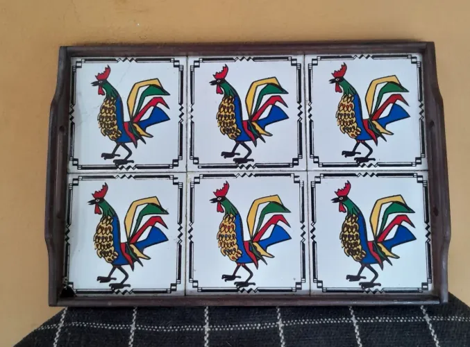 Bandeja com Azulejos