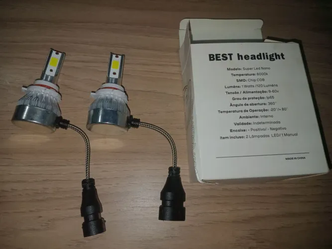Par lâmpadas HB4 Led branca