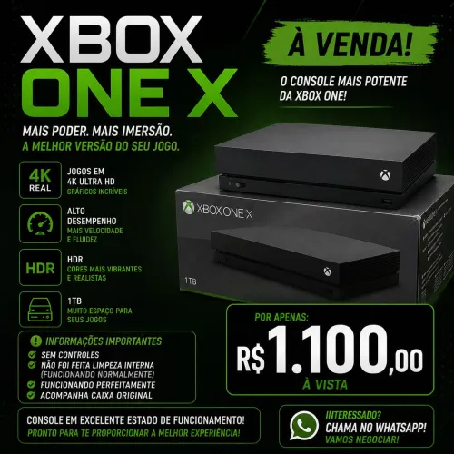 Xbox One X - Usado