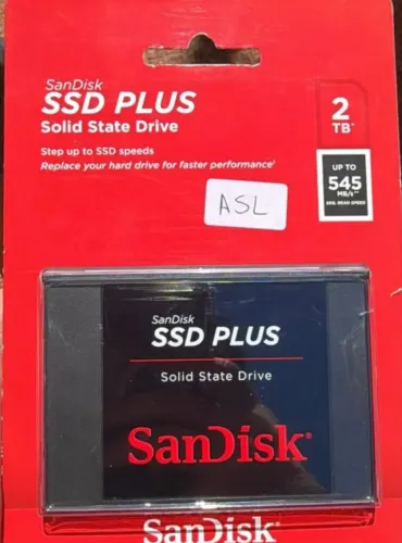SSD 2Tb San Disk ORIGINAL e NOVO