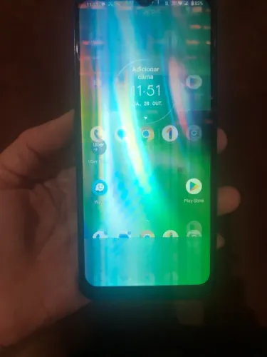 Moto g9 play defeito na tela