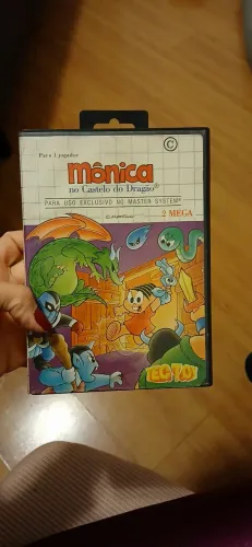 Jogo Master System III Mônica no castelo do dragão
