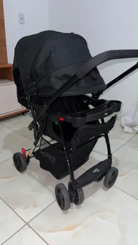 Carrinho de bebê / máxi baby unissex preto 