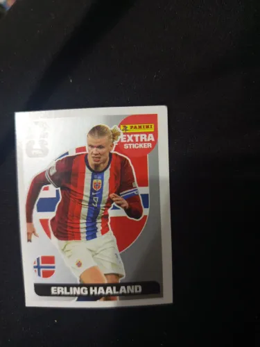 Figurinha prata erling haaland