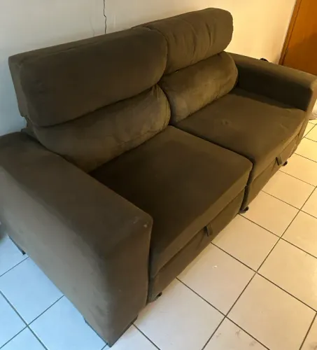 Sofá 2 / 3 Lugares Retrátil e Reclinável | Usado