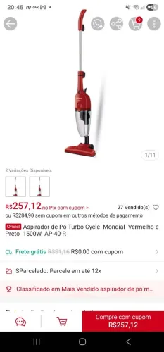 ASPIRADOR DE PO PHILCO