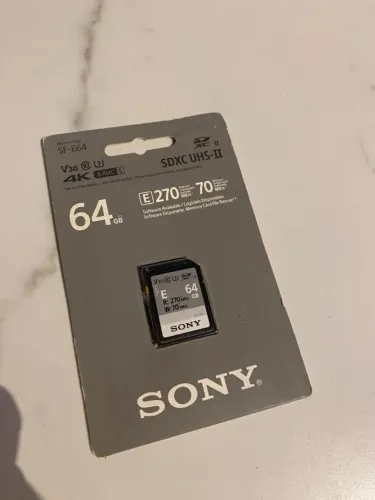 Cartão Sony SDXC UHS-II 64GB (SF-E64)