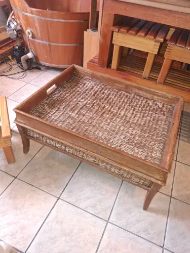 Mesa centro Rattan