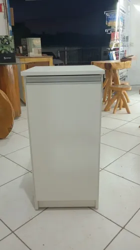 Estante multiusos em MDF branco 85x40x45