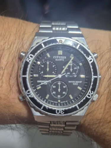Relógio CITIZEN CRONÓGRAFO 3530   -  REVISADO/FUNCIONANDO PERFEITAMENTE 