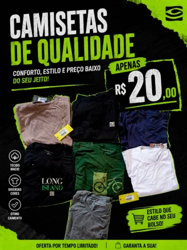 CAMISAS TOP R$20?