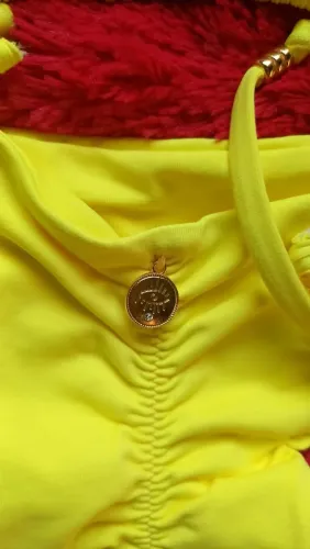 Título: Biquíni Feminino Amarelo Neon - Novo -veste do m ao g