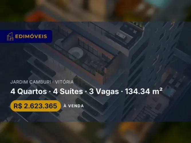 Apartamento 4 suítes em Jardim Camburi, ideal para famílias que buscam sofisticação