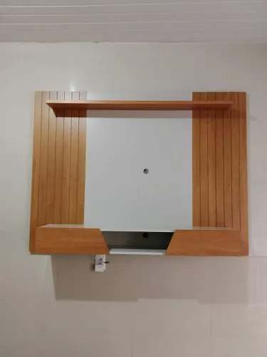 Home Santiago 180cm: Sofisticação e Espaço para TV até 70? com Montagem Grátis