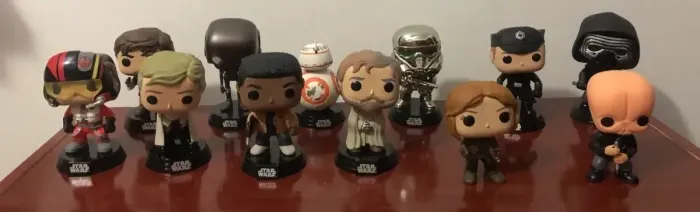 Coleção Funko Pops Star Wars - 12 Personagens - Sem Caixa
