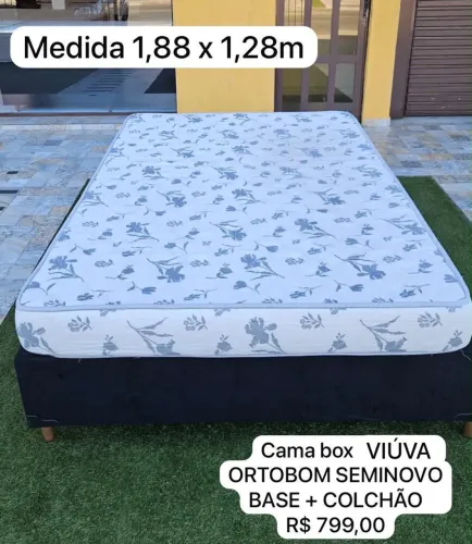 Conjunto Box Viúva ORTOBOM SEMINOVO - ENTREGO