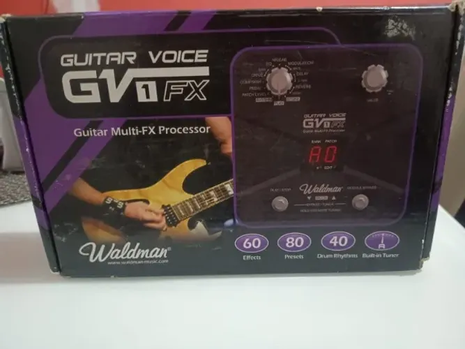 Pedaleira Guitar voice Gv1 Fx Waldman