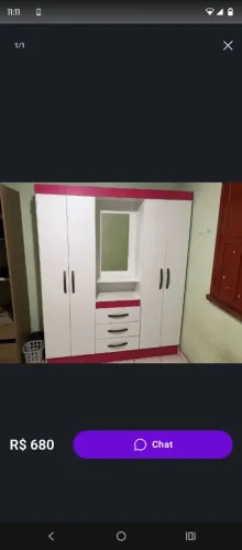 Guarda roupa. Semi Novo