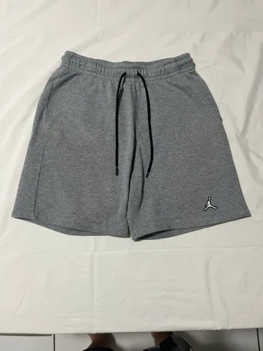 Bermuda AIR JORDAN moletom cinza