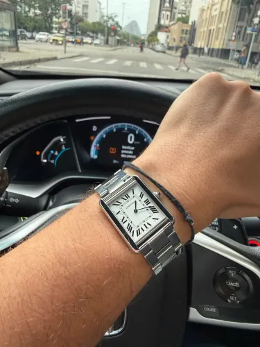 Relógio Cartier tank solo size M