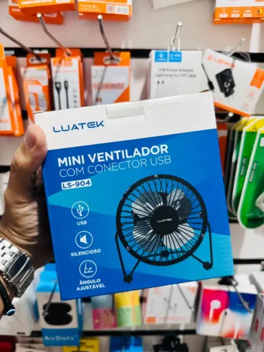 Mini Ventilador com Conector USB