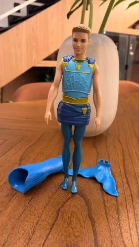 Boneco Ken Príncipe Delphin Tritão - Filme Barbie e A Sereia das Pérolas (Mattel 2013)