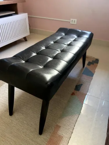 Recamier courino preto
