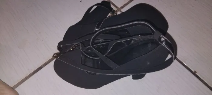 Sapato moleca meia pata Salto alto grosso P4