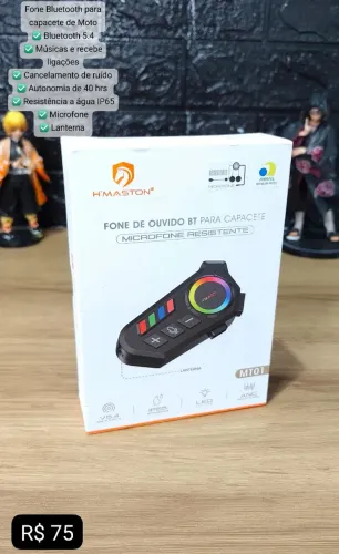 Fone de ouvido para capacete de moto 