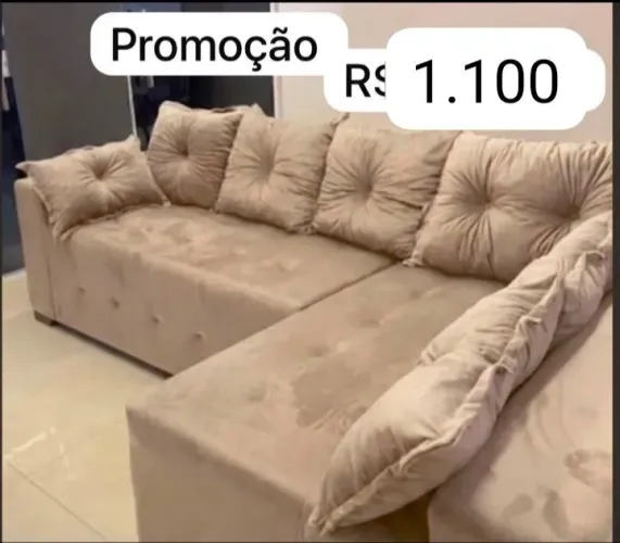 Sofá em tecido em promoção,preço R$1.100 contato *