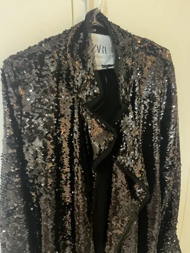 Cardigan Zara brilhoso