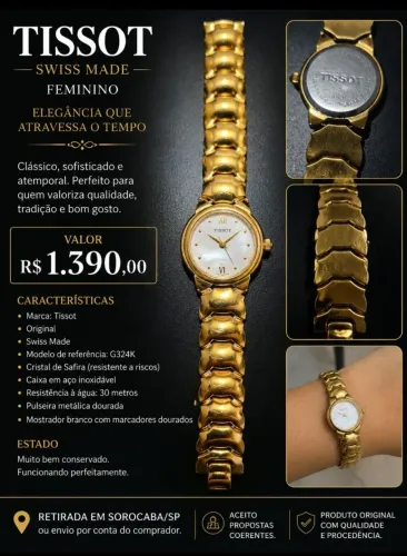 Tissot elegância que atravessa o tempo