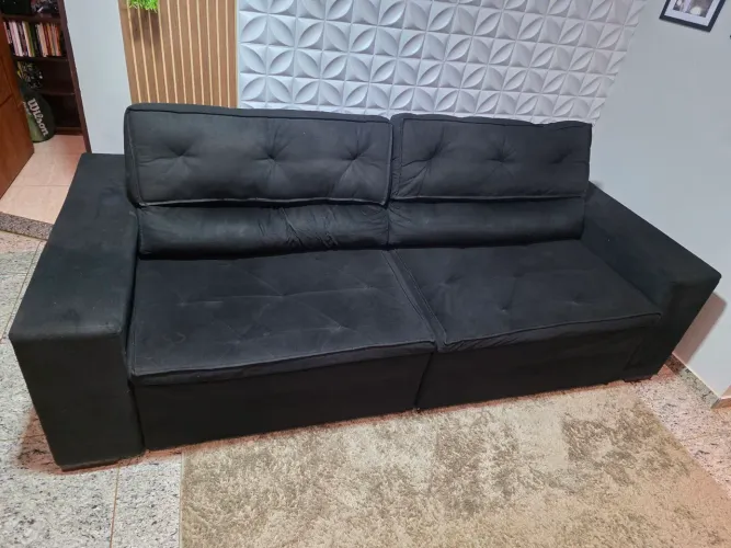 Sofá retrátil reclinável