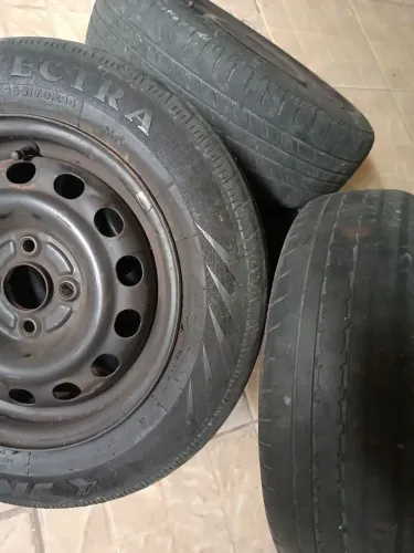 Rodas de ferro 14 Honda Fit 2005