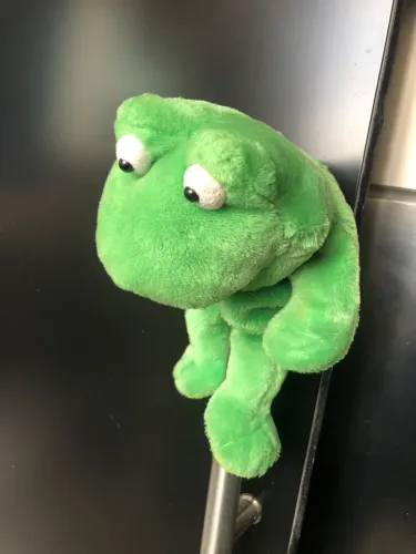 Pelúcia Fantoche de mão sapo 